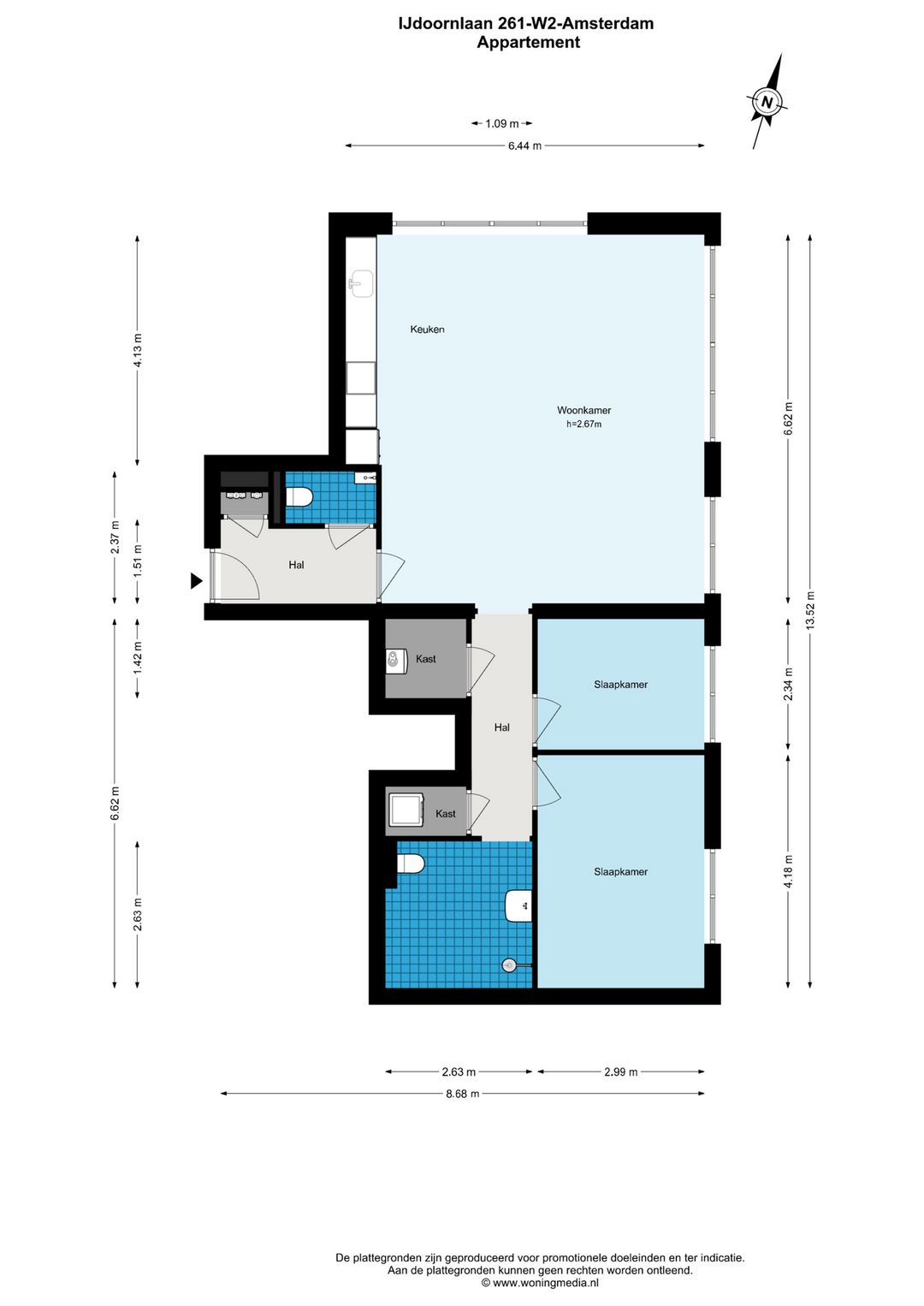 Stunning 19th Floor Apartment with Panoramic Green Views in Amsterdam Noord — 23