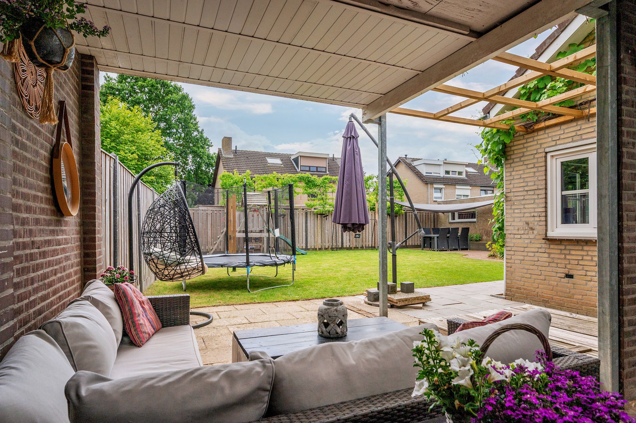 Spacious Detached Home with South-Facing Garden and Carport in Quiet Village Setting — 54