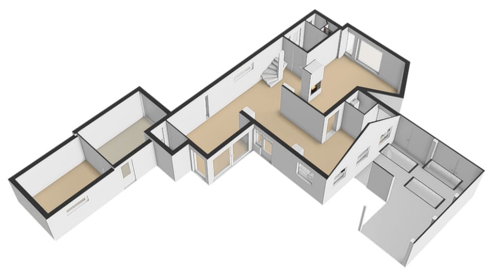 Spacious Detached Home with South-Facing Garden and Carport in Quiet Village Setting — 73