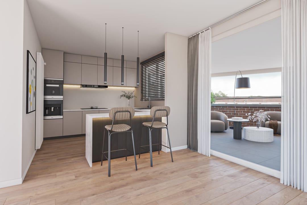 Spacious Top-Floor Apartment with Rooftop Terrace in City Center — 16