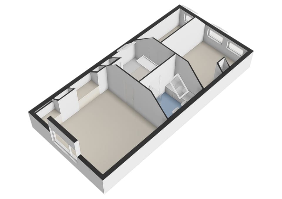 Spacious Double Upper Apartment with Large Terrace in Popular Zeeheldenkwartier — 65