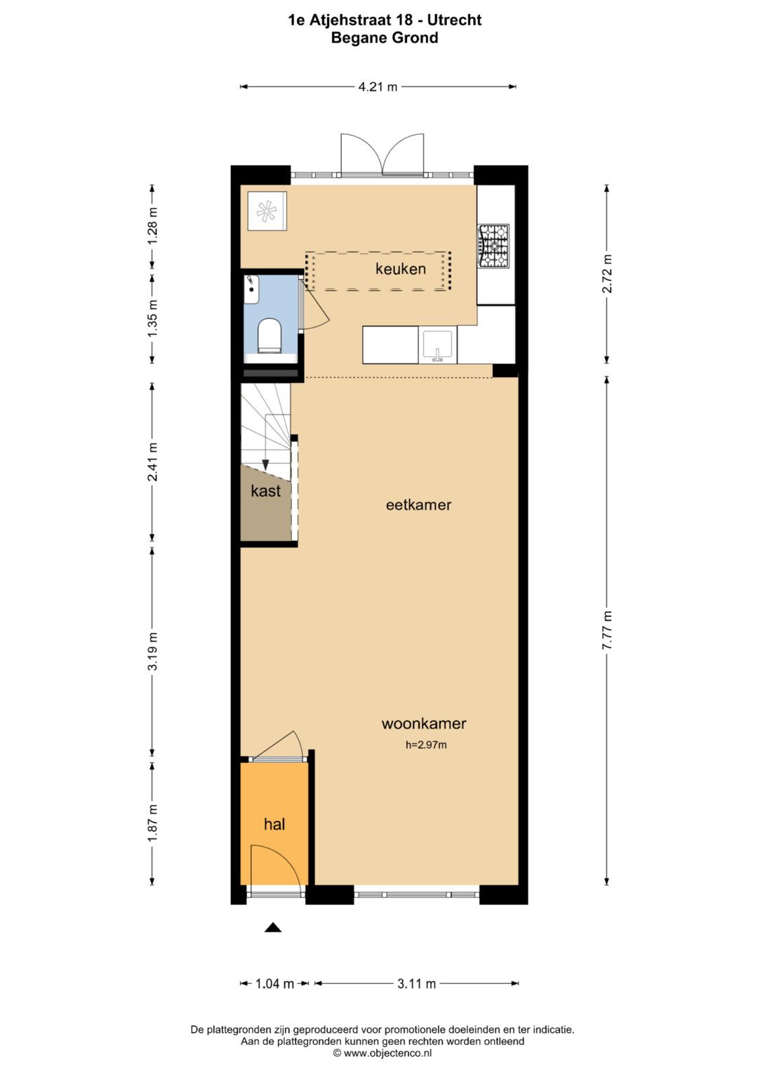 Charming 4-Room Terraced House with Sunny Garden in Lombok, Utrecht — 47