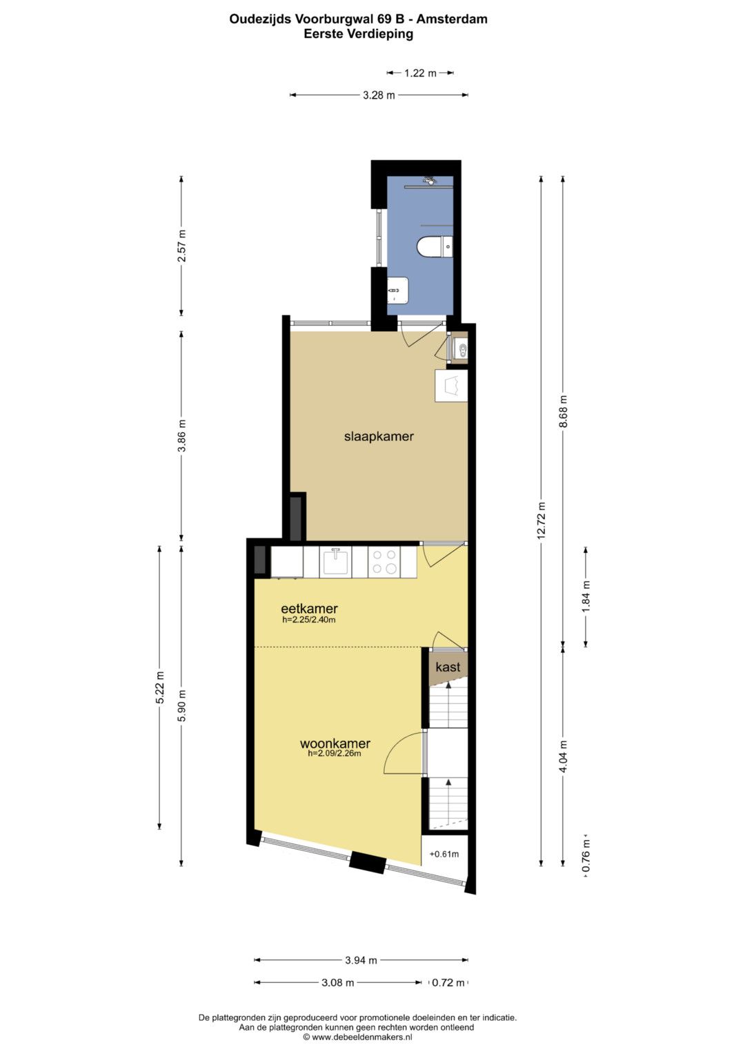 Characteristic Canal Apartment with Oude Kerk Views in Historic Amsterdam Center — 18