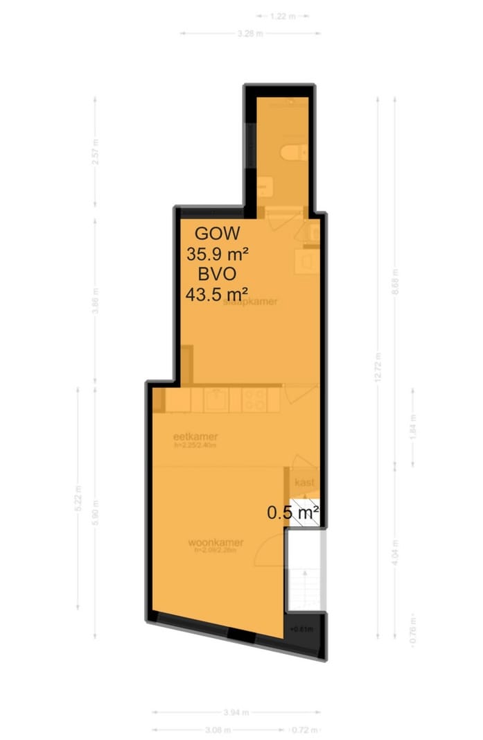 Characteristic Canal Apartment with Oude Kerk Views in Historic Amsterdam Center — 19