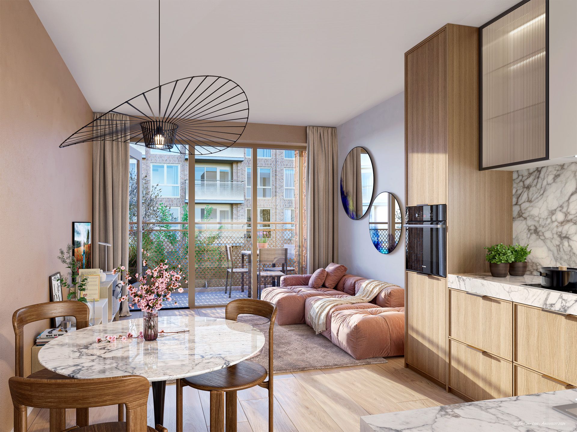 Type B 2 kamerappartement (Bouwnr. C403)  false