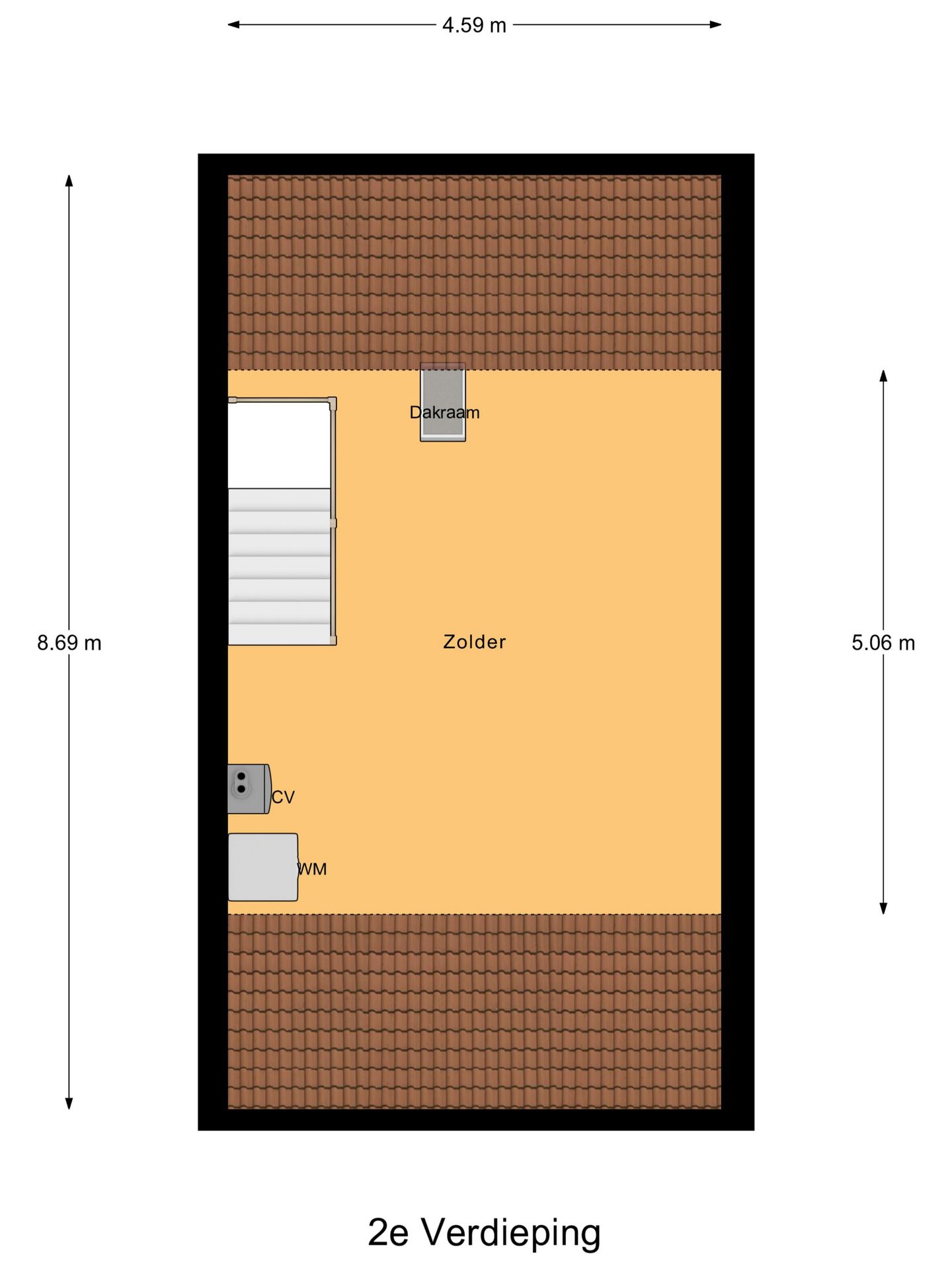Spacious Terraced House with Garden and Solar Panels in Quiet Blaak Location — 35