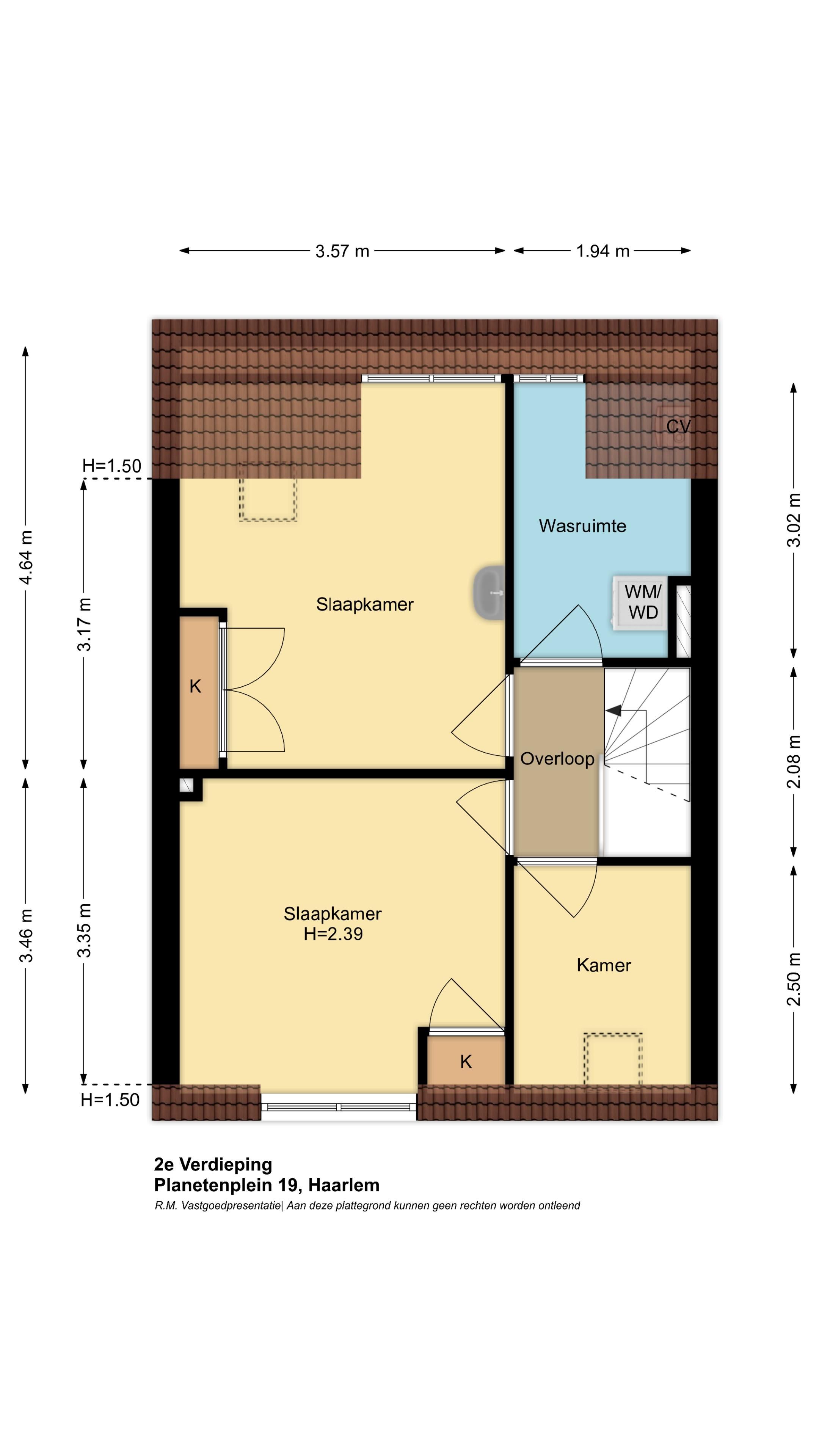Spacious 1930s Terraced House with 6 Bedrooms in Popular Haarlem Neighborhood — 63
