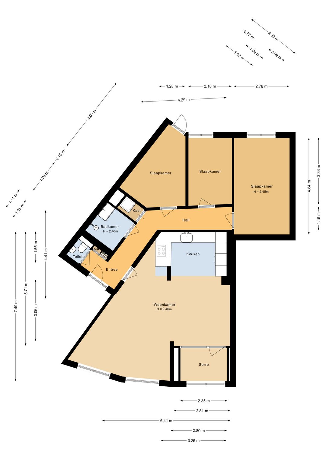 Spacious Ground Floor Apartment with Garden Near Kralingen — 43