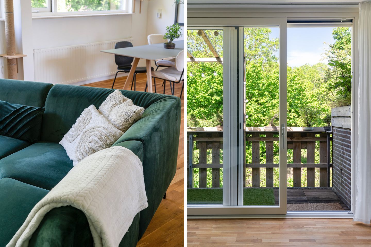 Spacious Double Upper-Floor Apartment with Balcony and Green Views in Leiden — 14