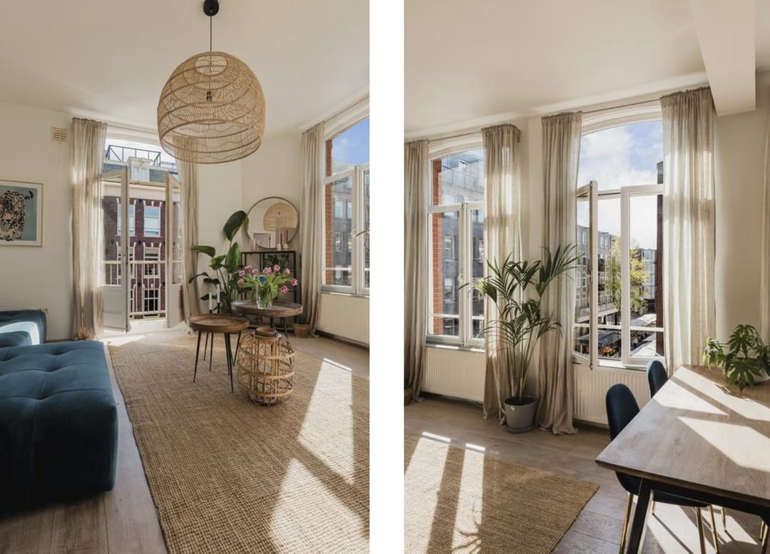 Bright Corner Apartment with High Ceilings in Popular Oud-West — 8