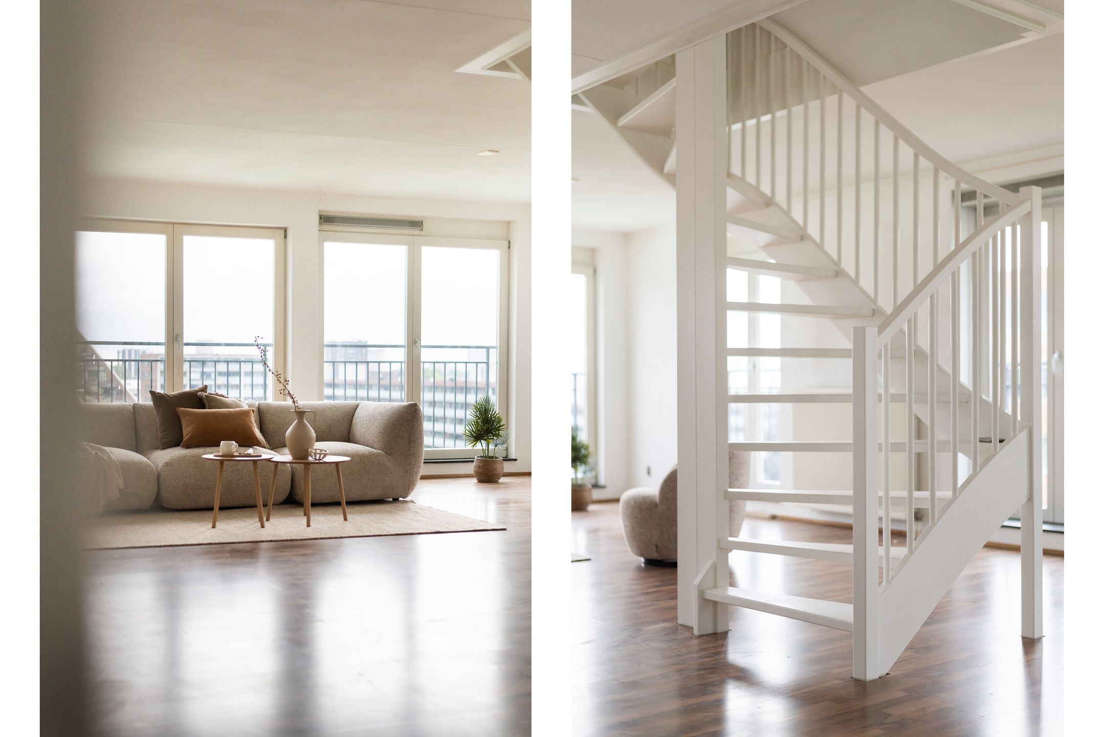 Bright Corner Maisonnette with Panoramic Rotterdam Skyline Views — 15