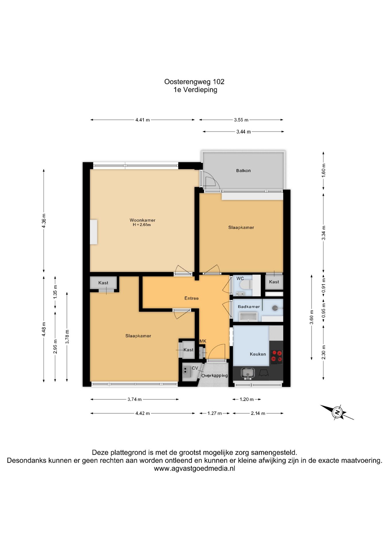 Spacious 3-Room Apartment with Balcony in Central Hilversum — 20