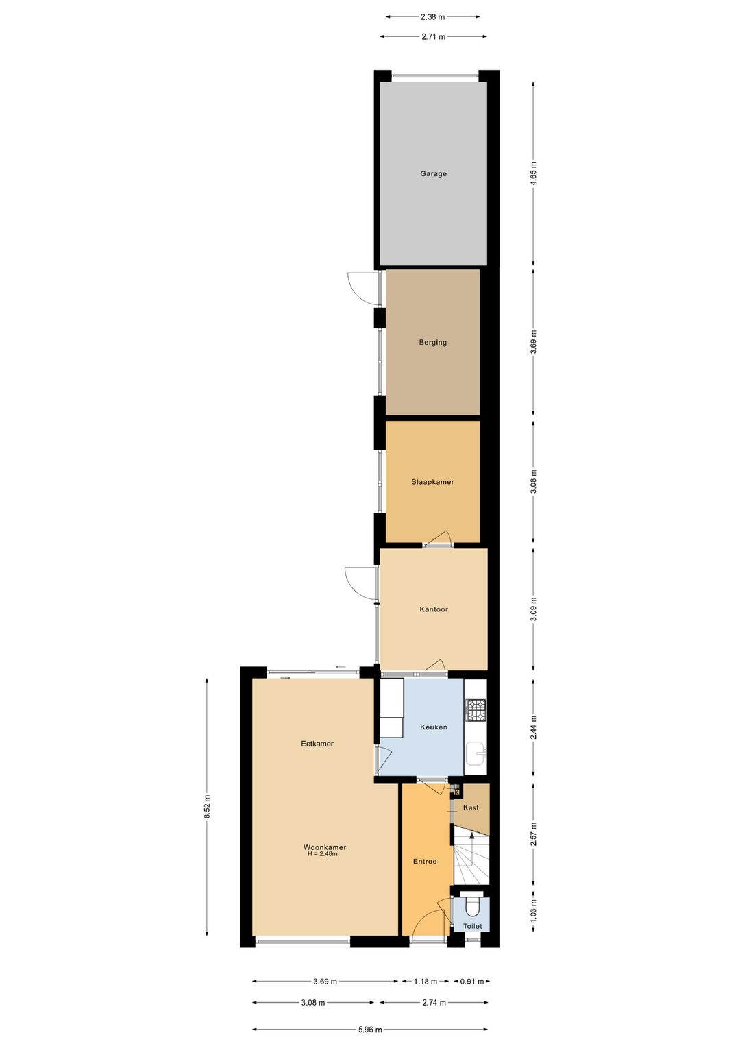 Spacious Family Home with Deep Southeast-Facing Garden and Garage Near Nature — 46