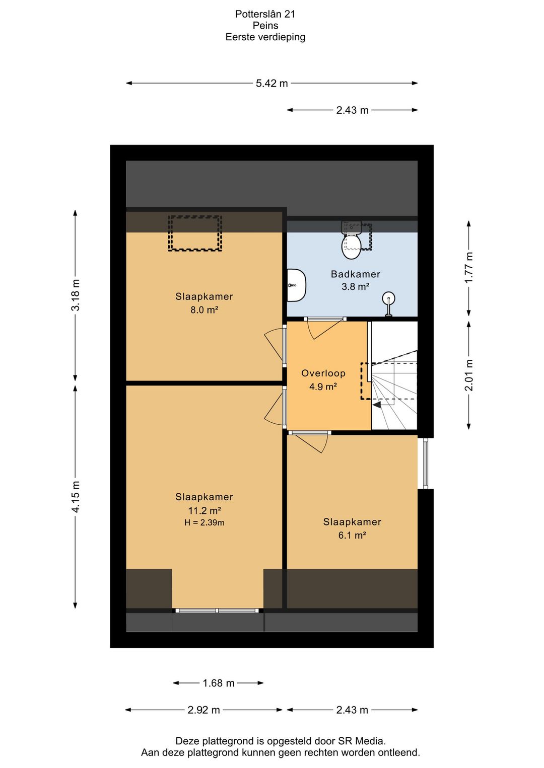 Semi-detached home with solar panels and south-facing garden in peaceful Peins — 52