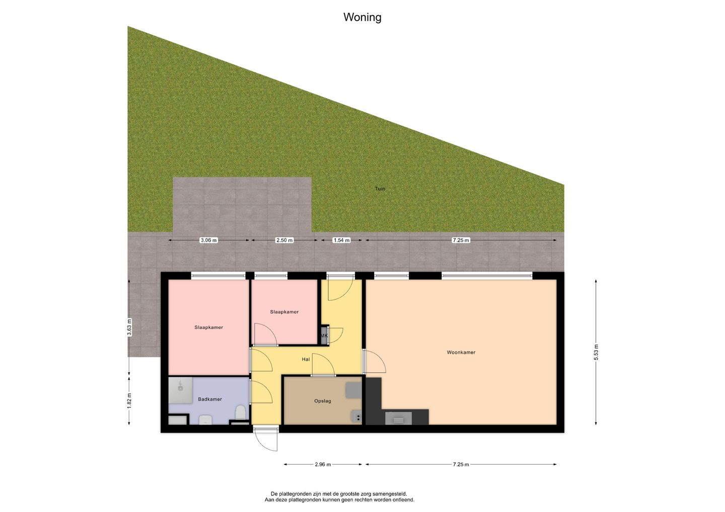 Spacious Ground Floor Corner Apartment with Large Garden in Epe Center — 40