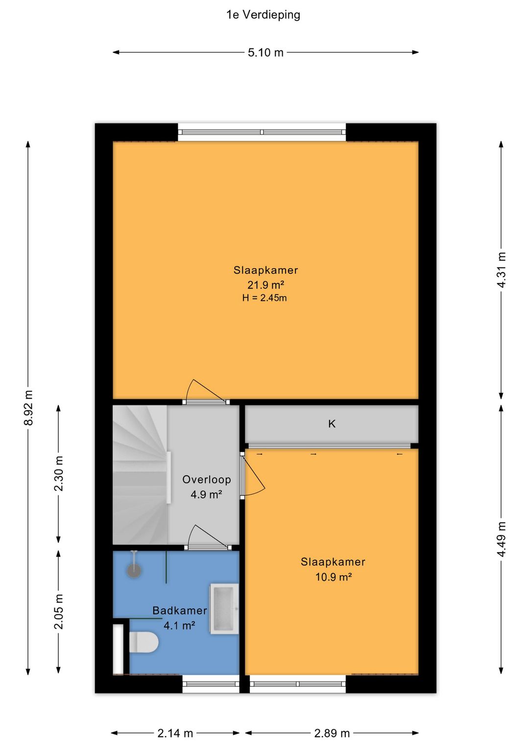 Spacious Sunlit Townhouse in Oosterheem Near Amenities — 41