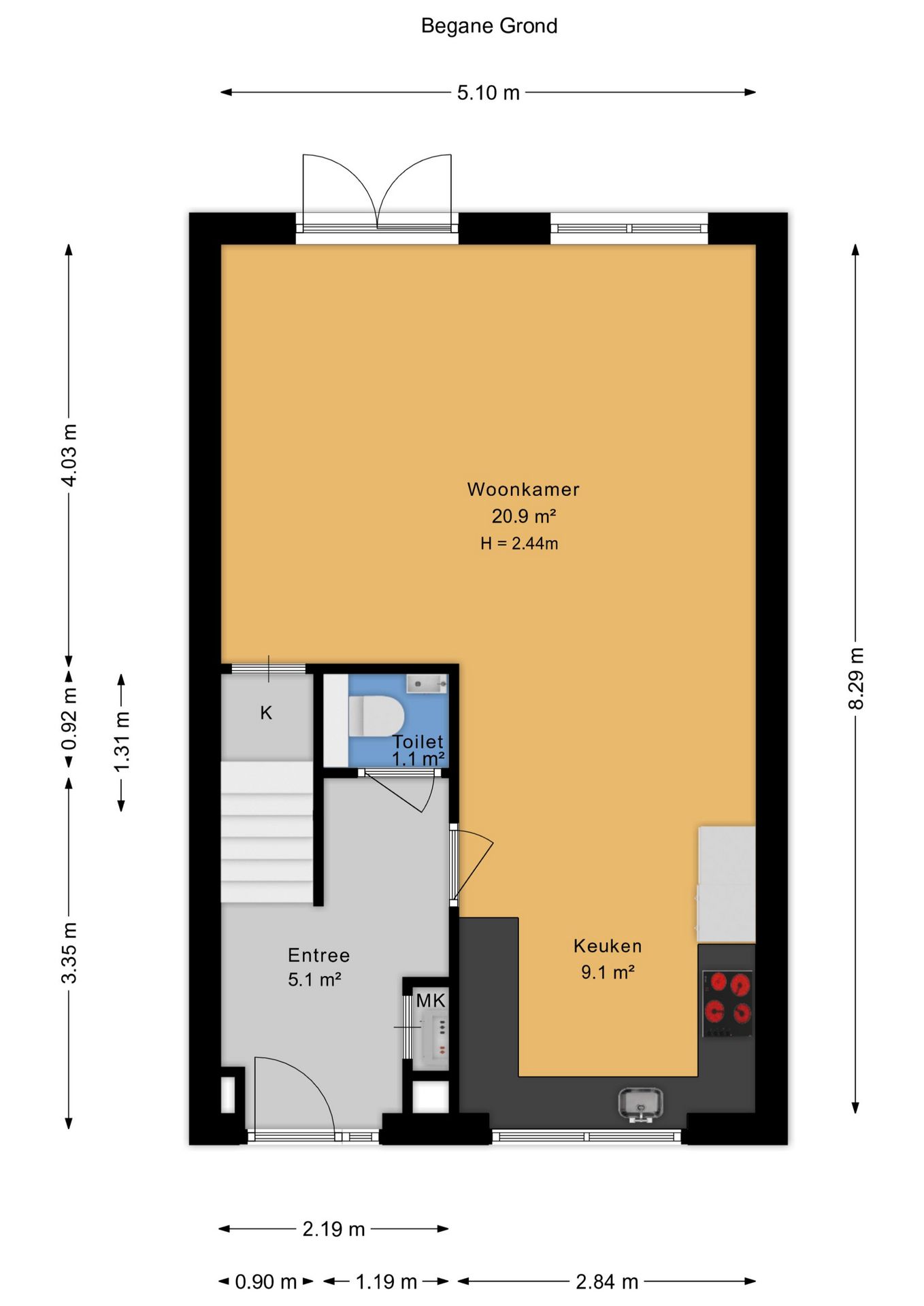Spacious Sunlit Townhouse in Oosterheem Near Amenities — 40