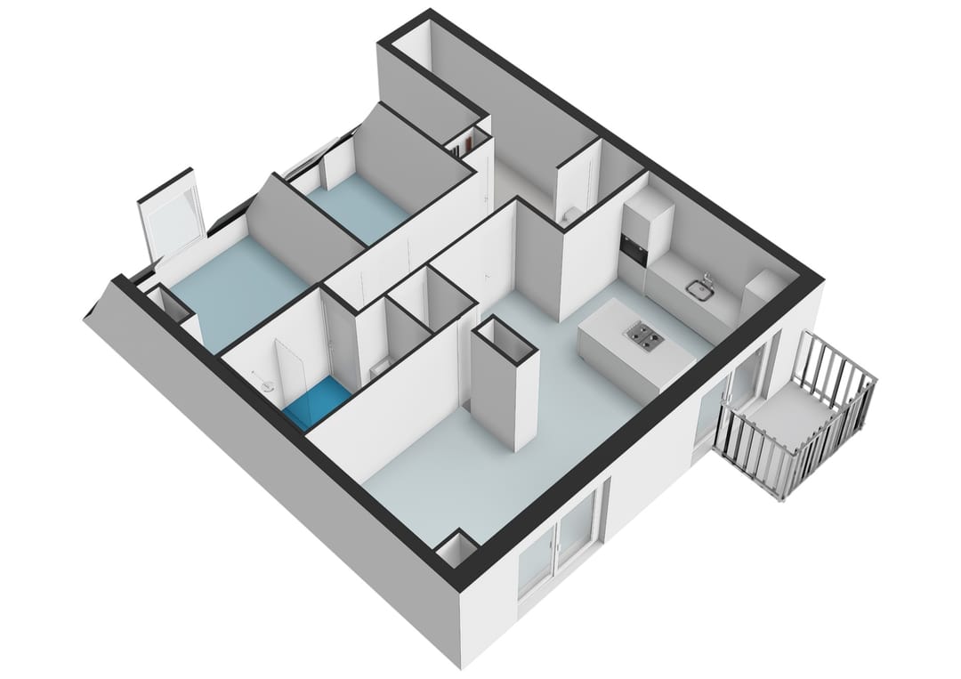 Spacious Two-Bedroom Apartment with Exceptional Rooftop Terrace in Amsterdam-West — 28