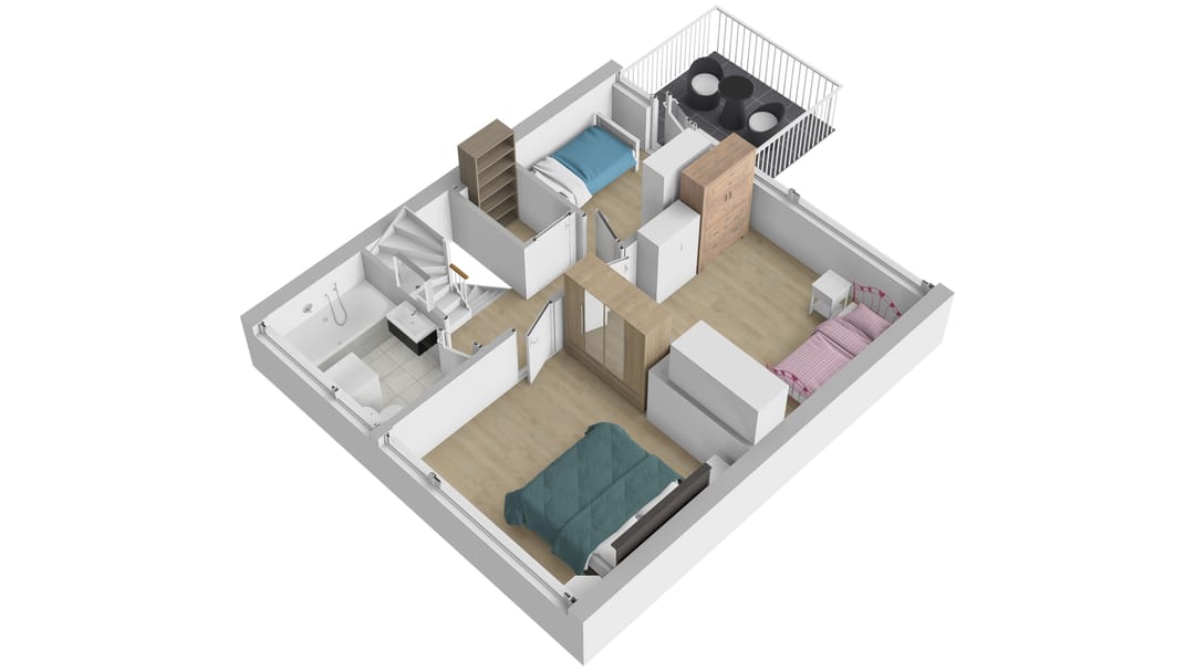 Spacious Semi-Detached Home with Home Office Potential in Quiet Hurdegaryp — 41