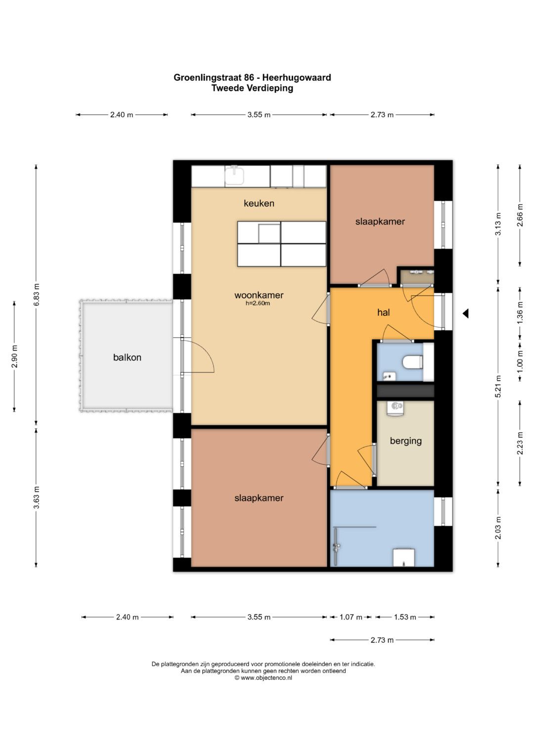 Energy Efficient 3-Room Apartment with Private Parking in Heerhugowaard — 42