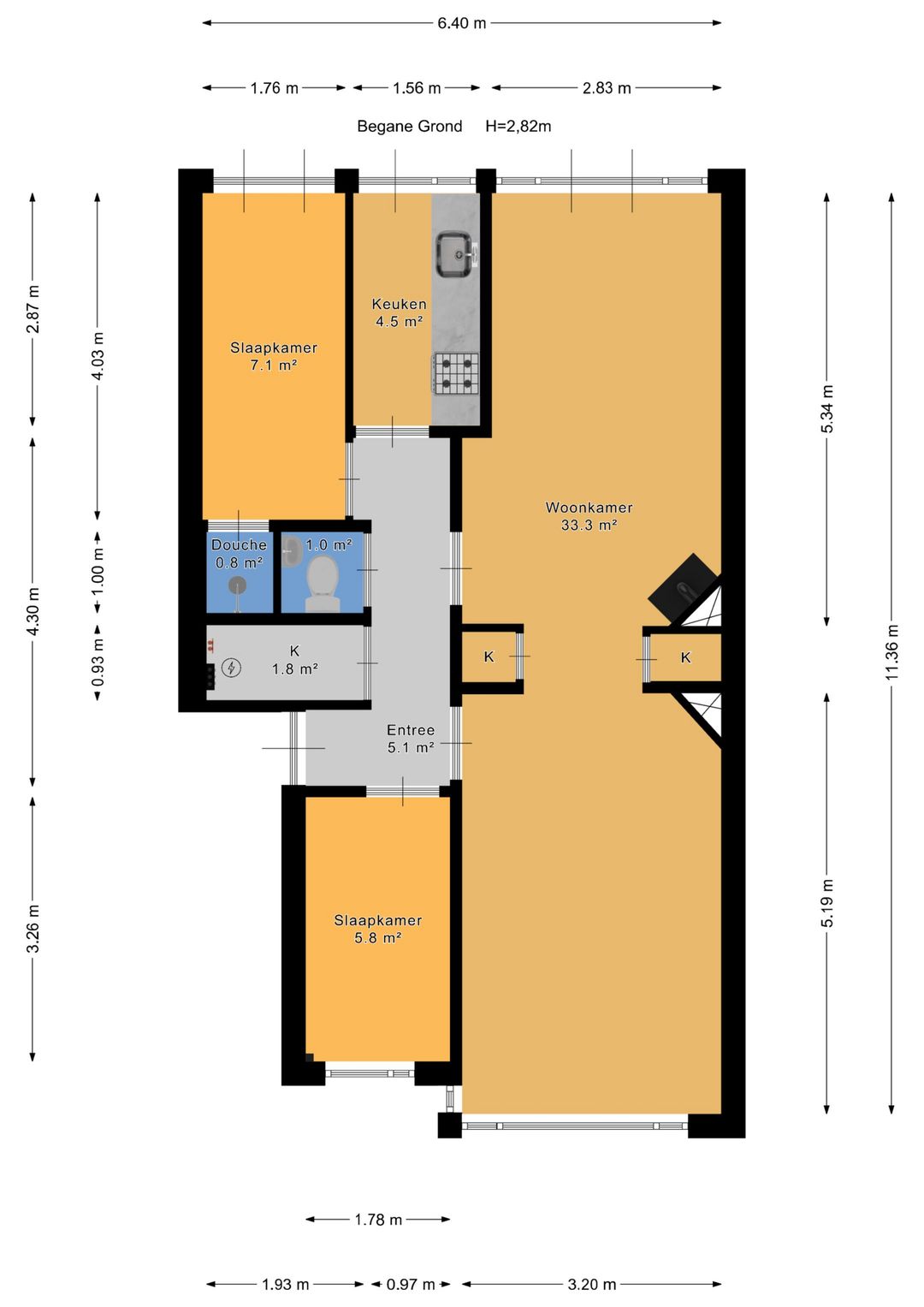 Ground-Floor Apartment with Deep Sunny Garden and Renovation Potential in Loosduinen — 26