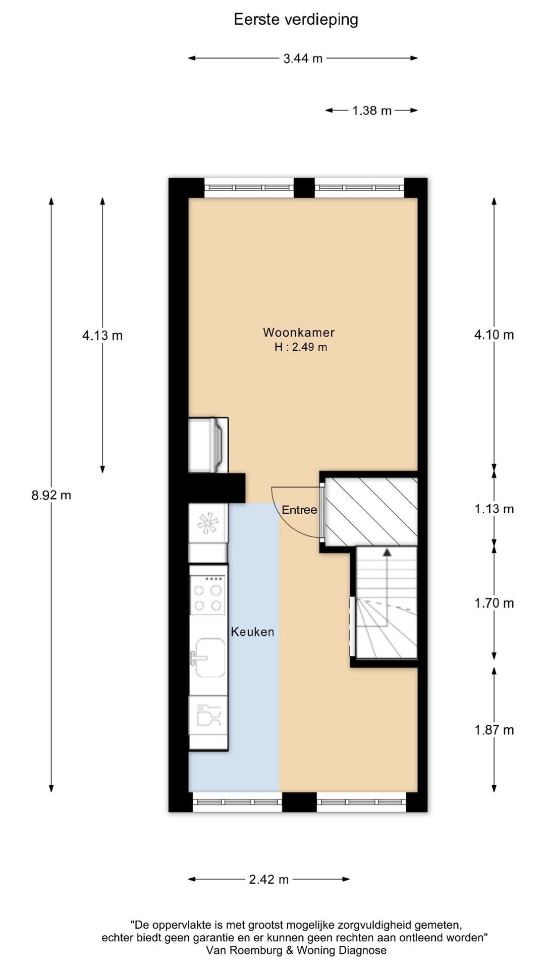 Characterful Split-Level Upper House with Private Entrance in the Jordaan — 45