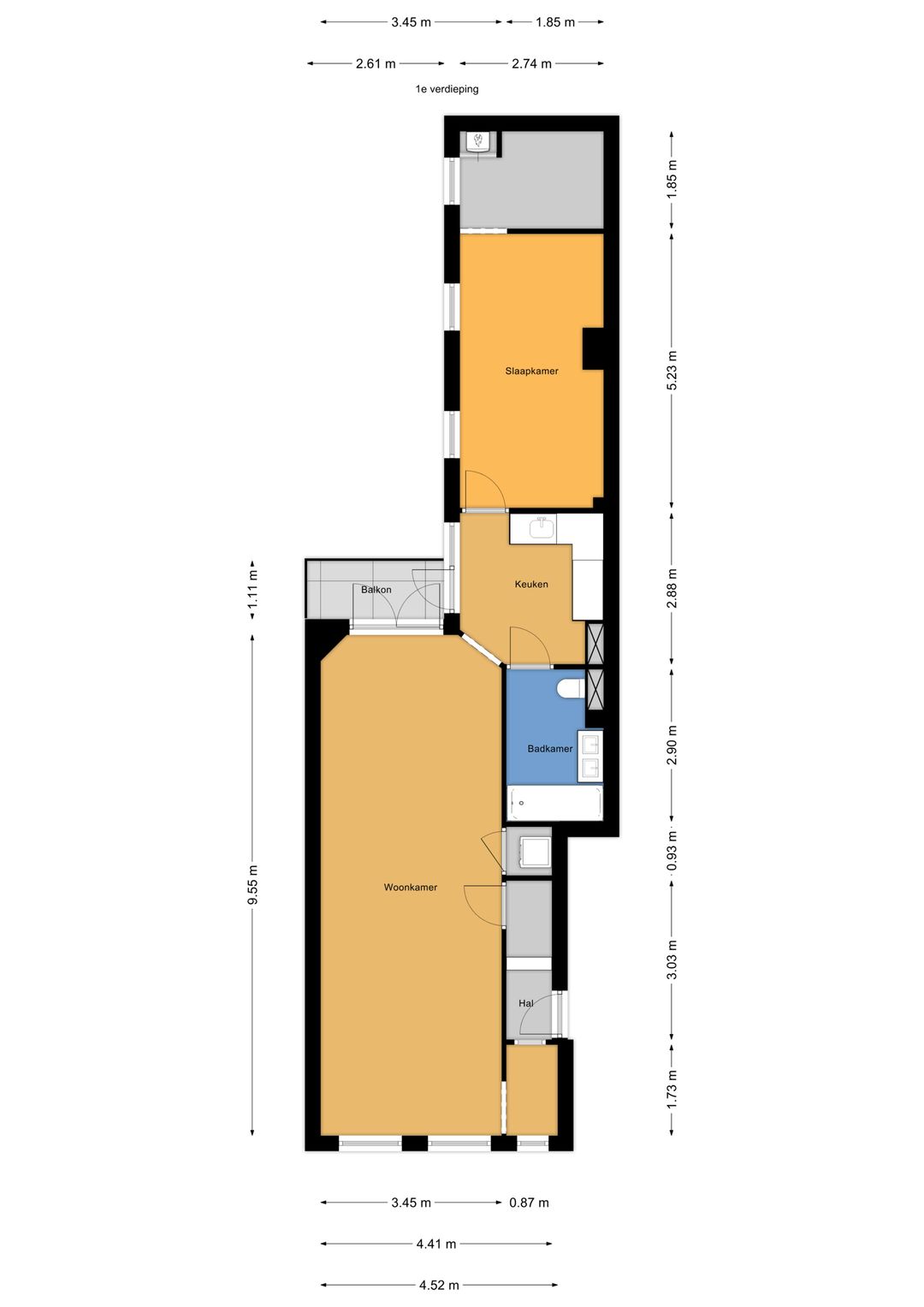 Charming Upper-Floor Apartment with Balcony in Valkenboskwartier — 37