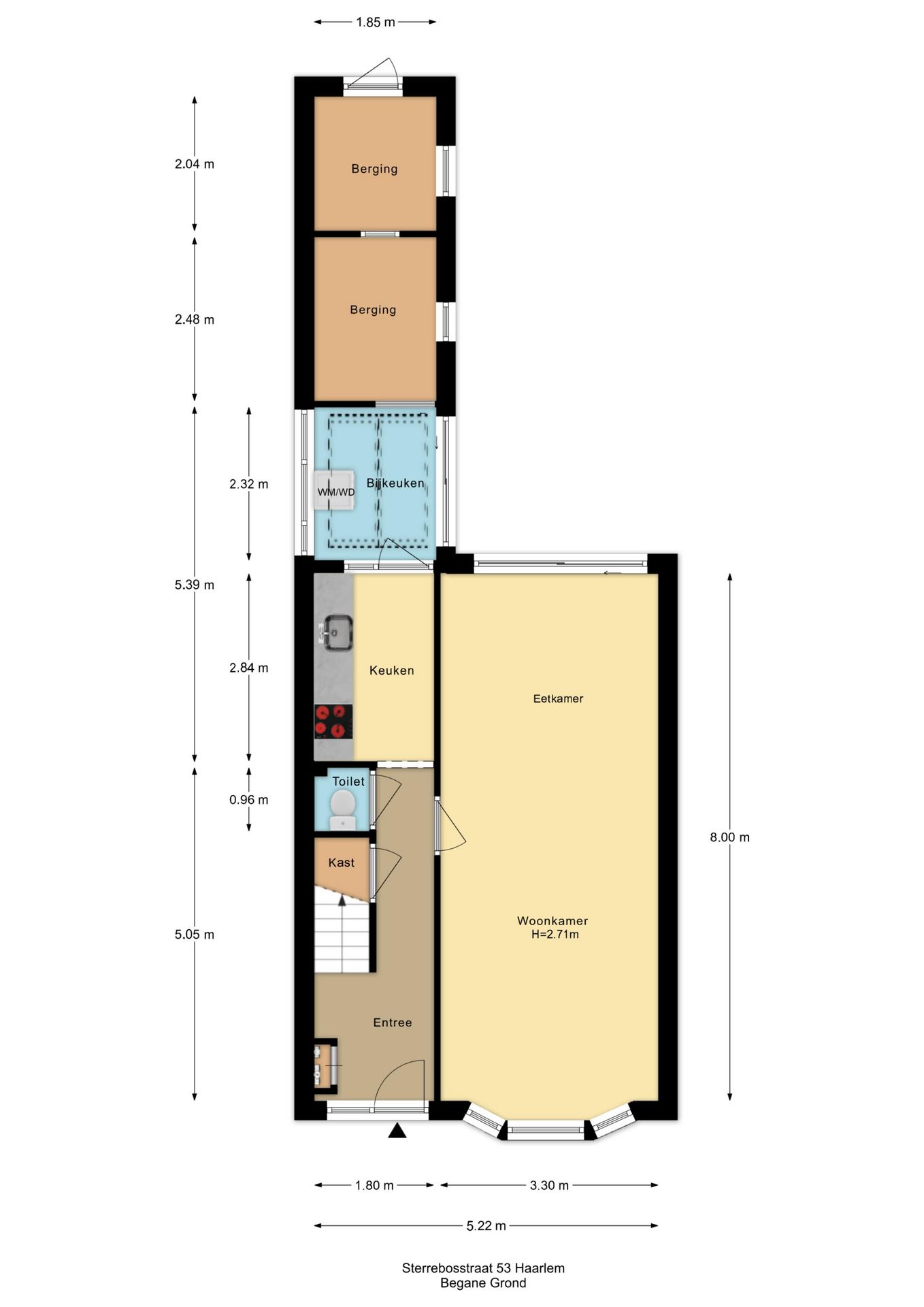 Charming Terraced House in Quiet Leidsebuurt Near Haarlem Center — 35