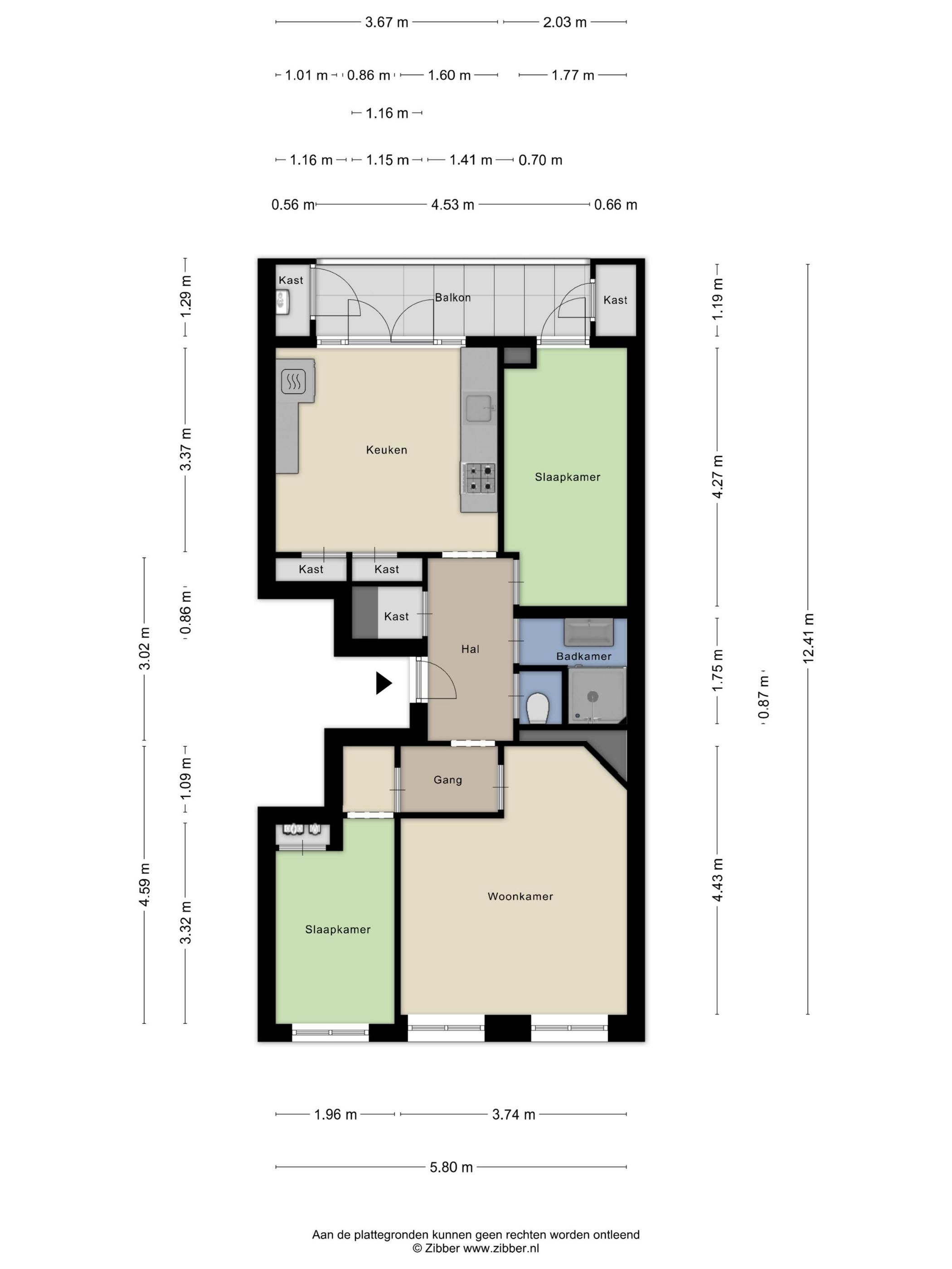 Characteristic 3-Room Apartment in Amsterdam School Style with Balcony — 42