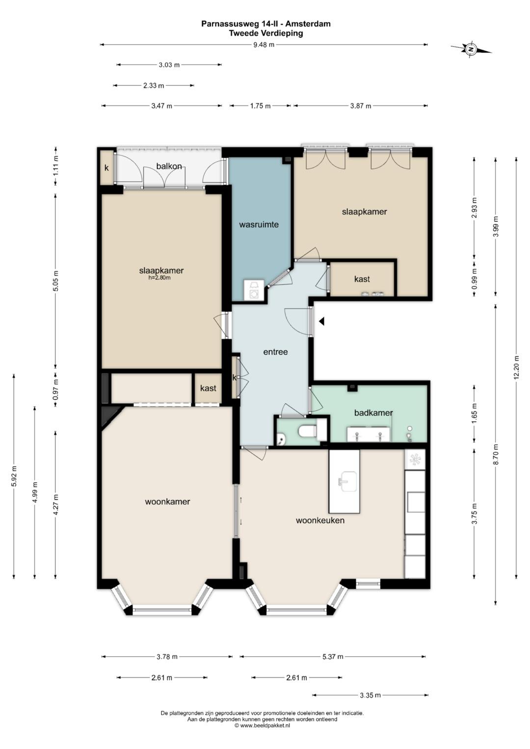 Charmant Appartement met Groen Uitzicht in Amsterdam Oud-Zuid — 24