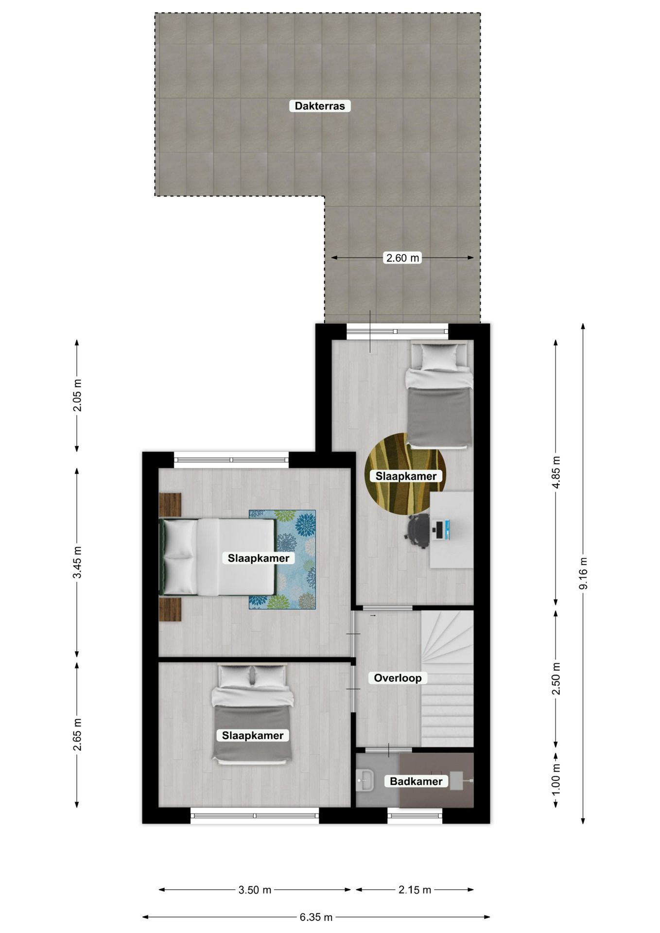 Corner House with Garage and Roof Terrace in Quiet Residential Area — 21