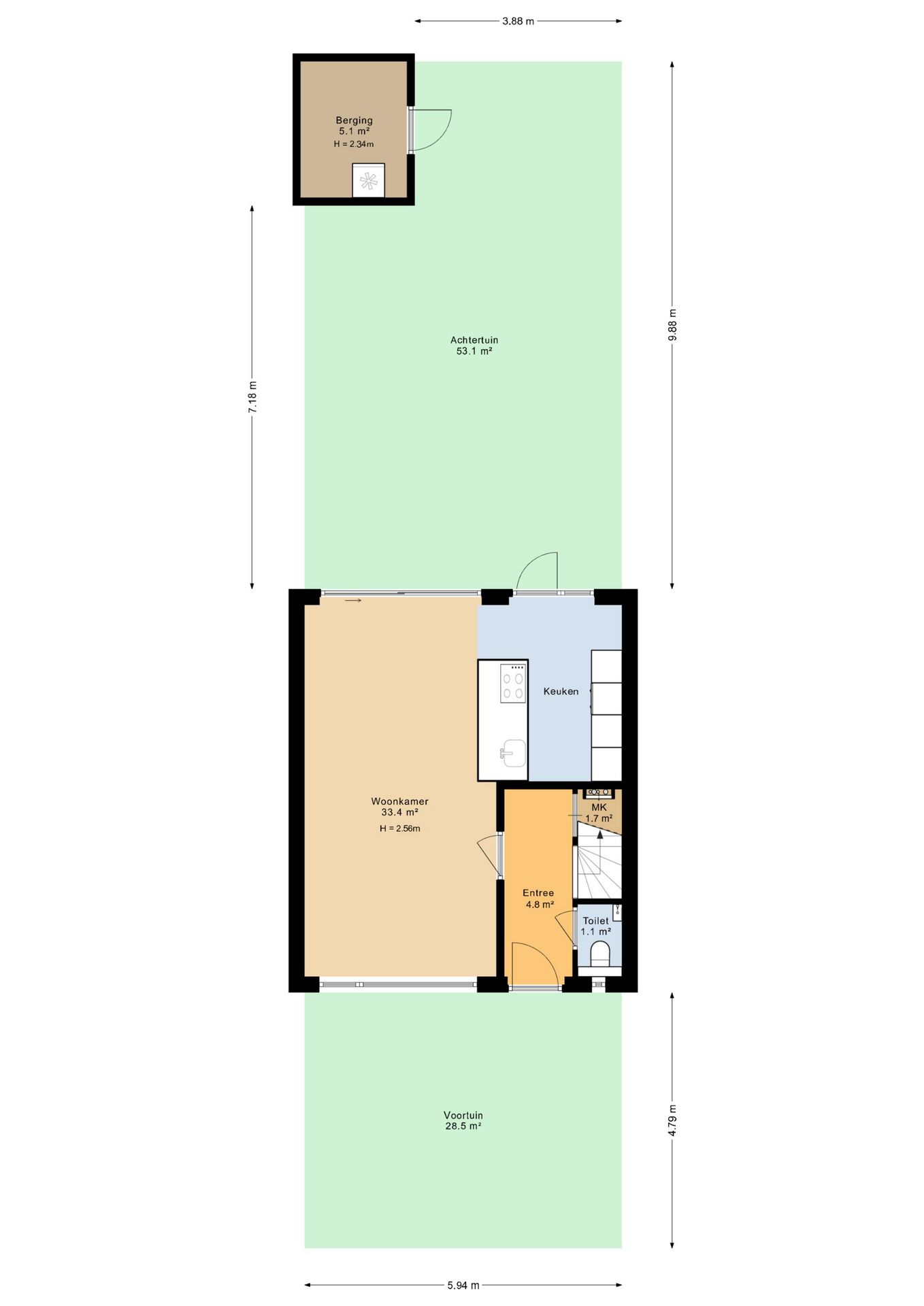 Completely Renovated Family Home with Garage in Child-Friendly Doesburg Neighborhood — 35