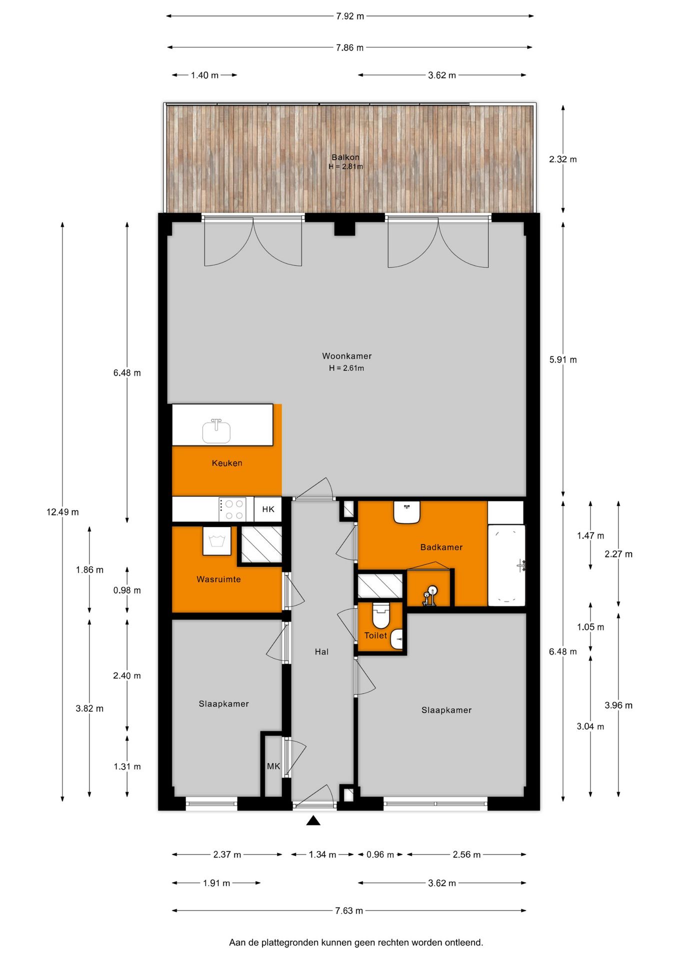 Luxurious 3-Room Apartment with Terrace in Iconic De Karel Doorman Tower — 48
