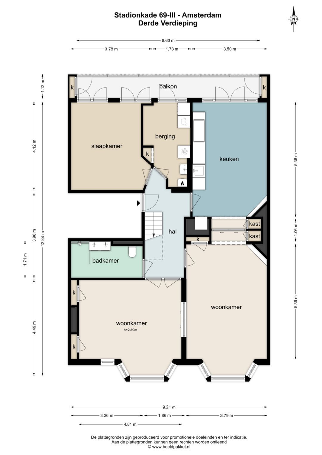 Spacious Double Upper House with Impressive Roof Terrace in Oud-Zuid — 40