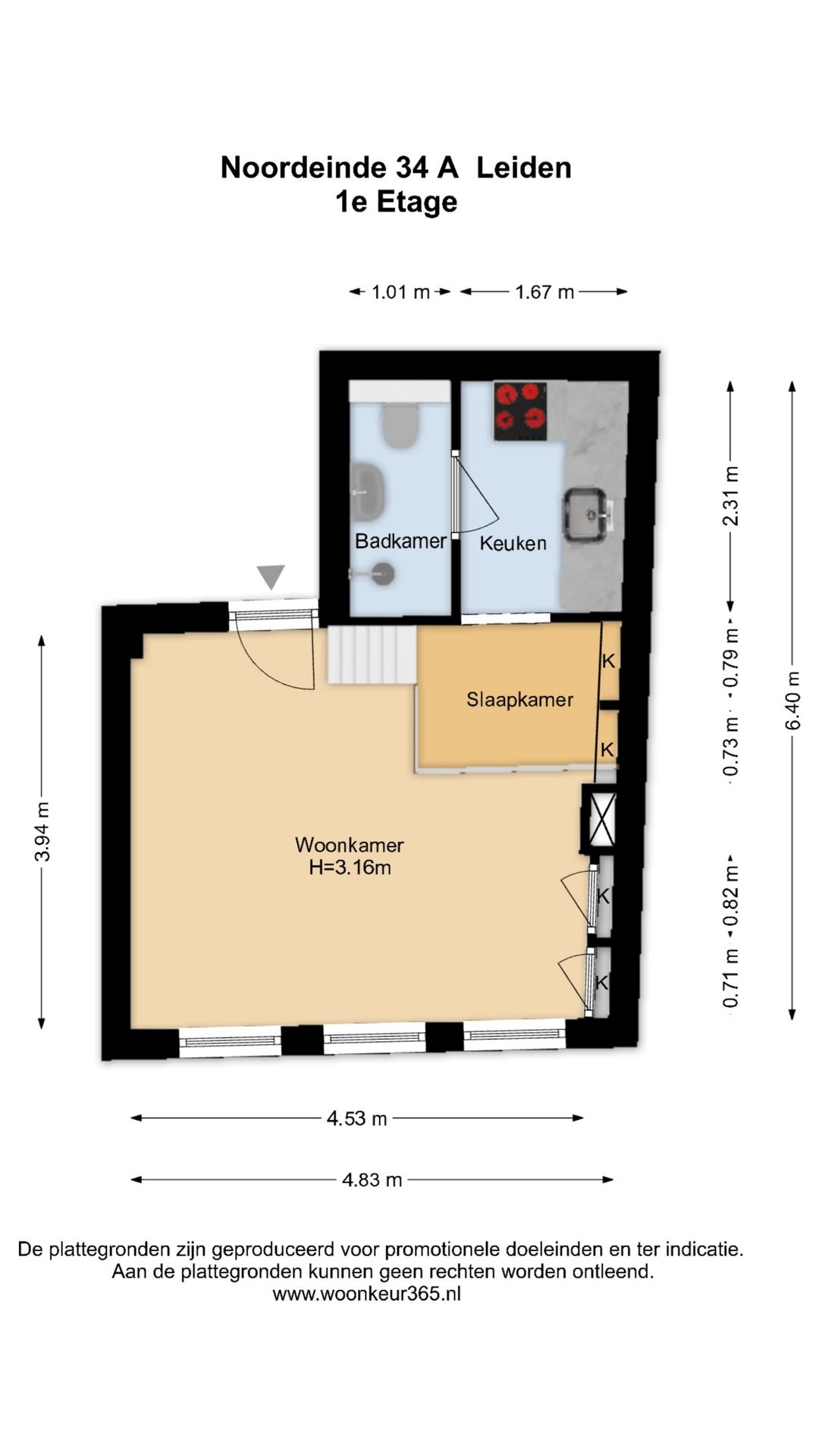 Foto 15 van Noordeinde 34-B