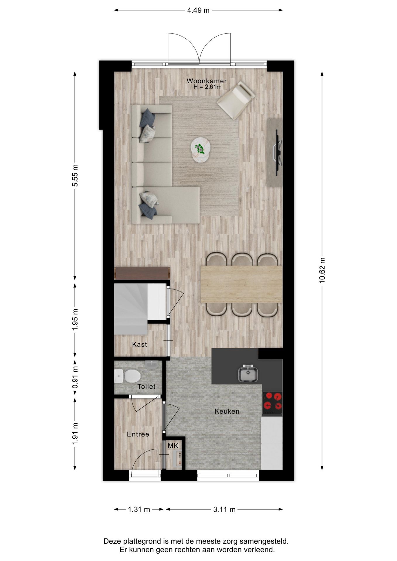 Move-In Ready Extended Terraced Home with Sunny Southwest Garden in Loovelden — 29