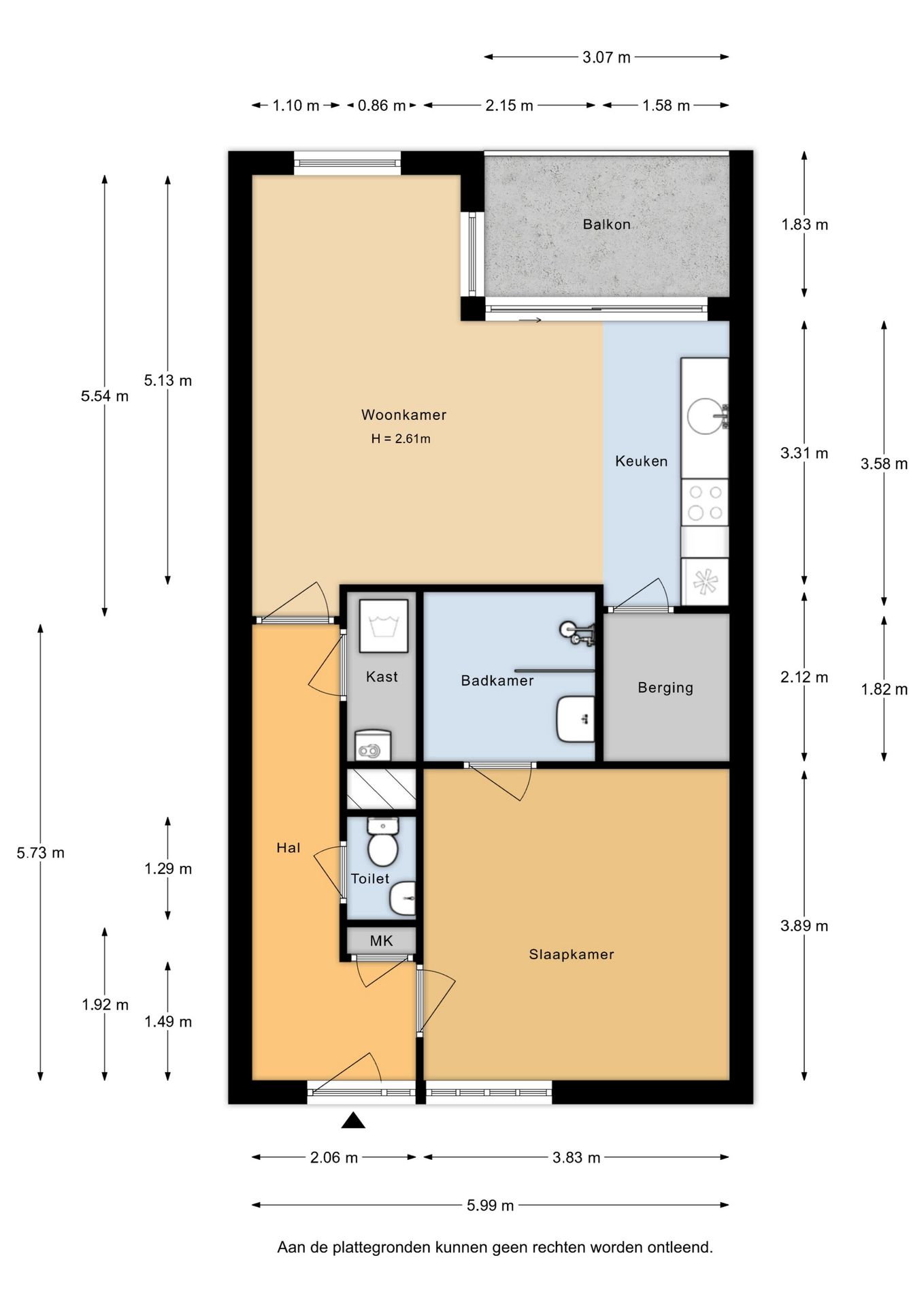 Spacious Corner Apartment with Sunny Balcony and Private Parking in Hoograven — 34