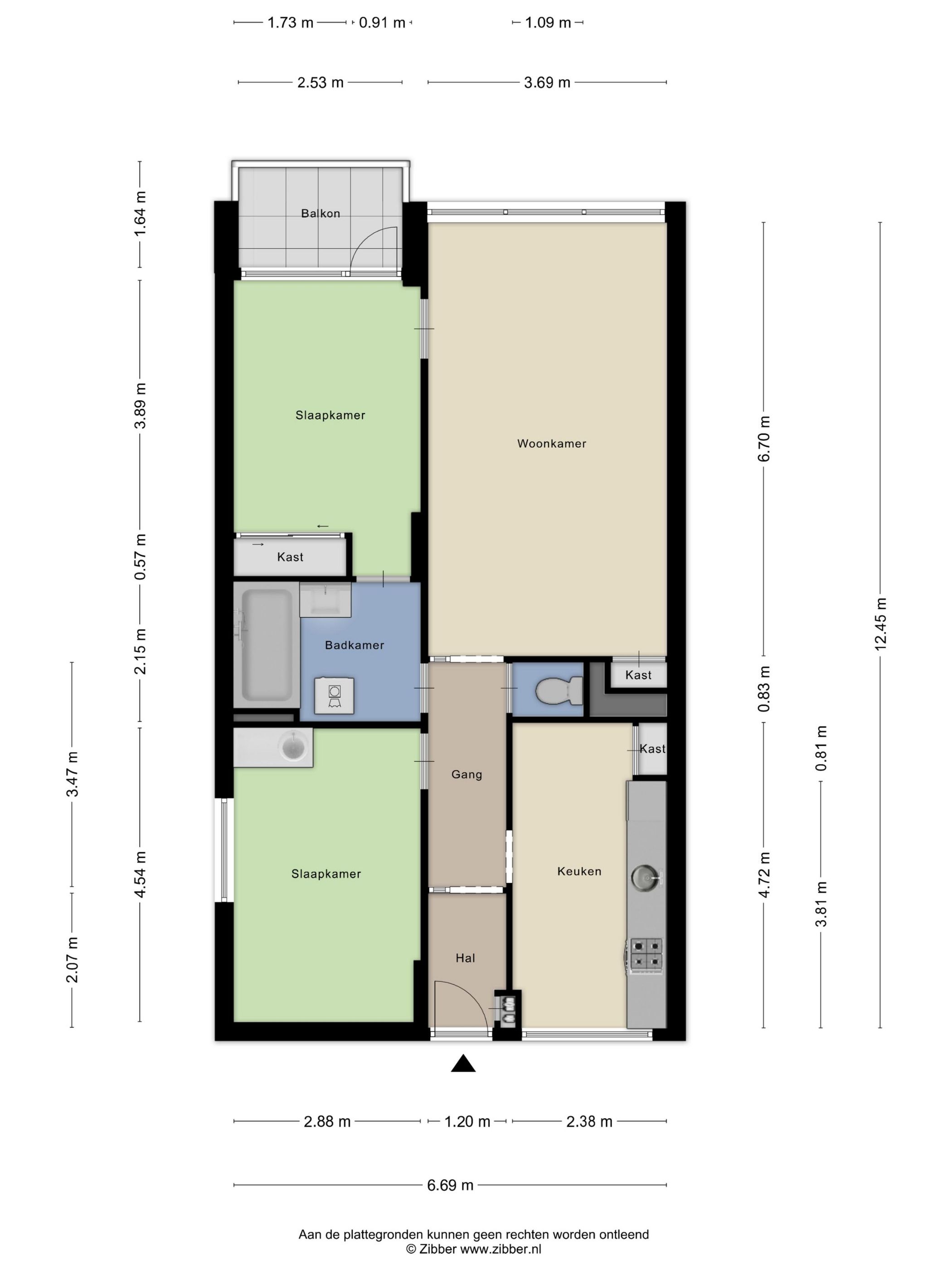 Spacious Corner Apartment with Sunny South-Facing Balcony Near Heemskerk Center — 30