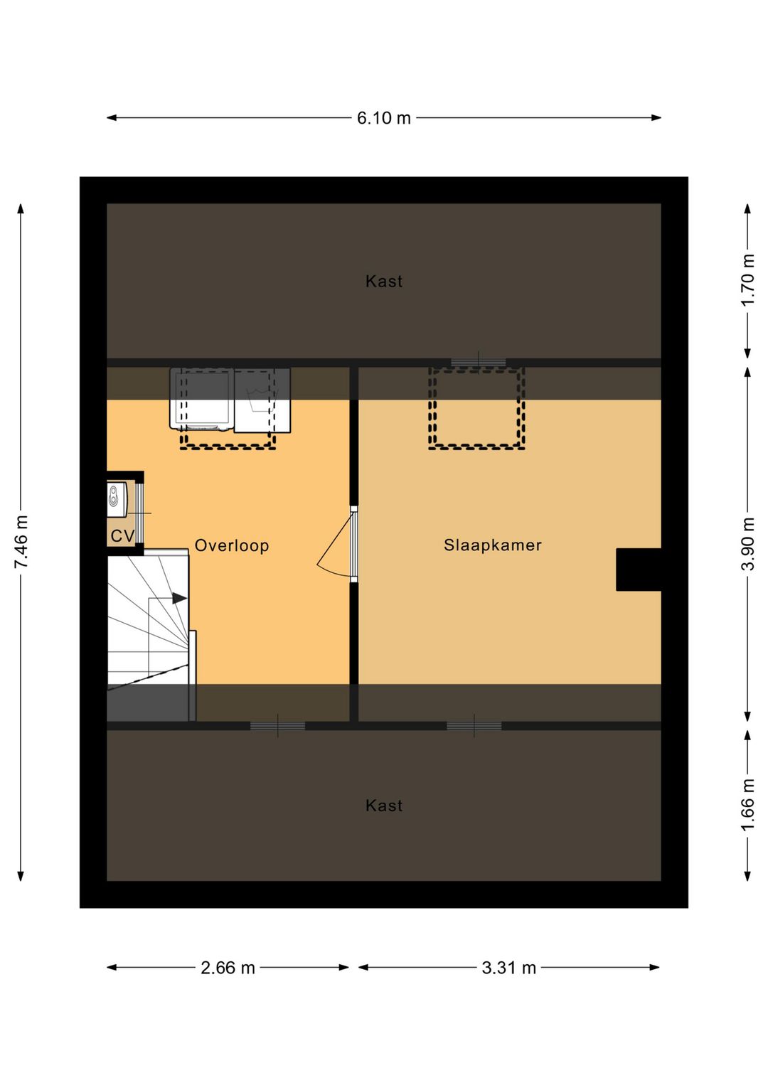 Spacious Renovated Terraced House with Basement and Modern Extension in Putten — 38