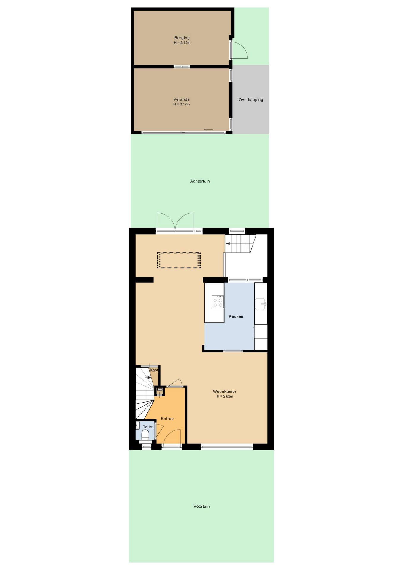 Spacious Renovated Terraced House with Basement and Modern Extension in Putten — 35