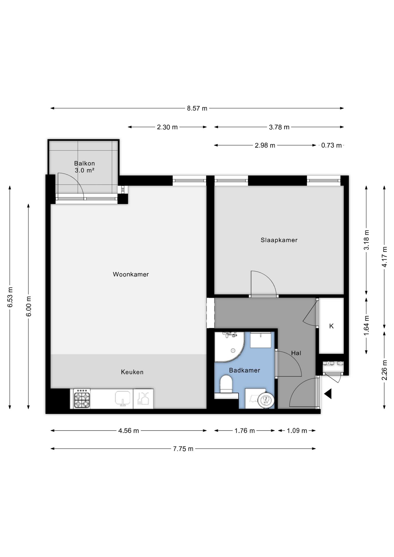 Renovated Apartment with South-Facing Balcony in Breda — 39
