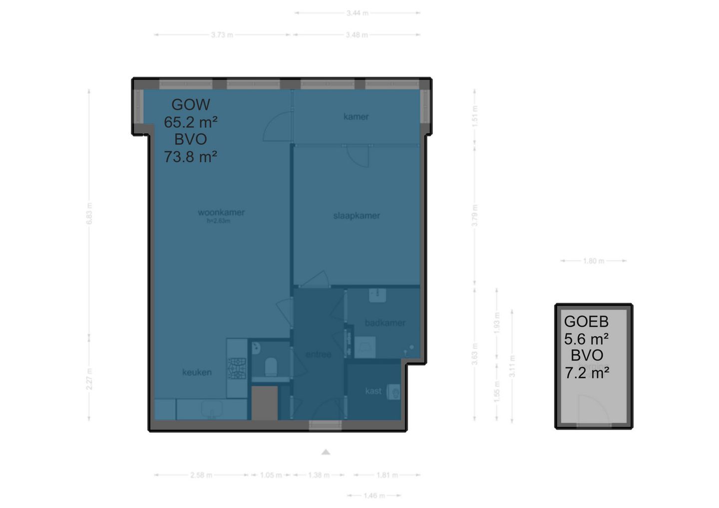 Bright 3-Room Apartment with Sunroom in Amsterdam's Czaar Peterbuurt — 20