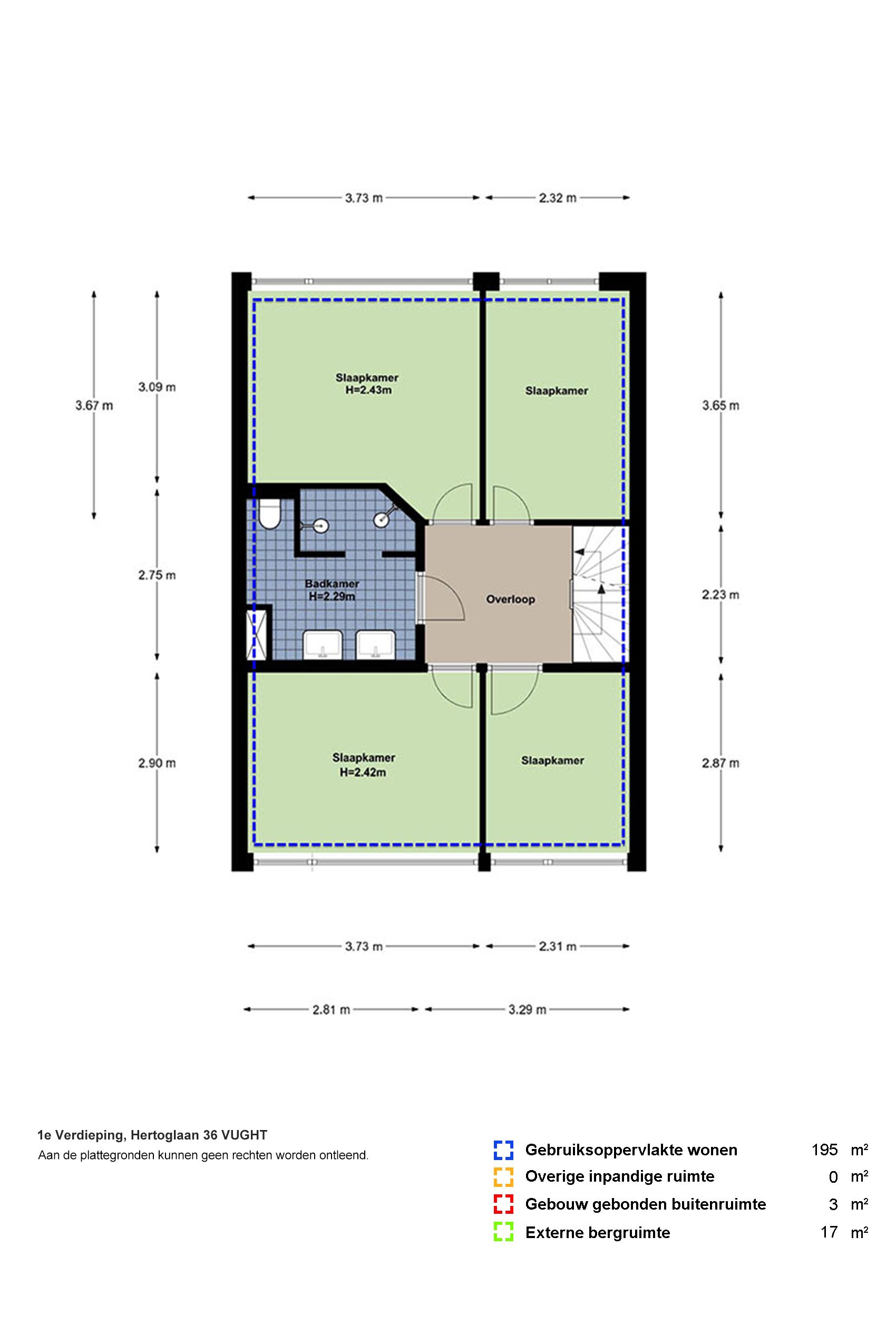 Spacious Renovated Semi-Detached Family Home with Five Bedrooms and Two Bathrooms in Green Vught-Zuid — 69