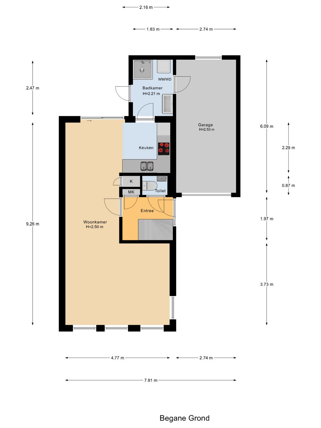 Spacious Semi Detached Family Home with Garden and Garage in Rozeboom — 38