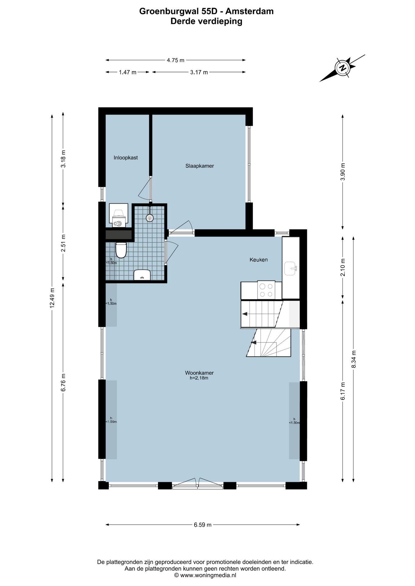 Spacious Double Upper House with Sunny Roof Terrace and Panoramic Canal Views — 36