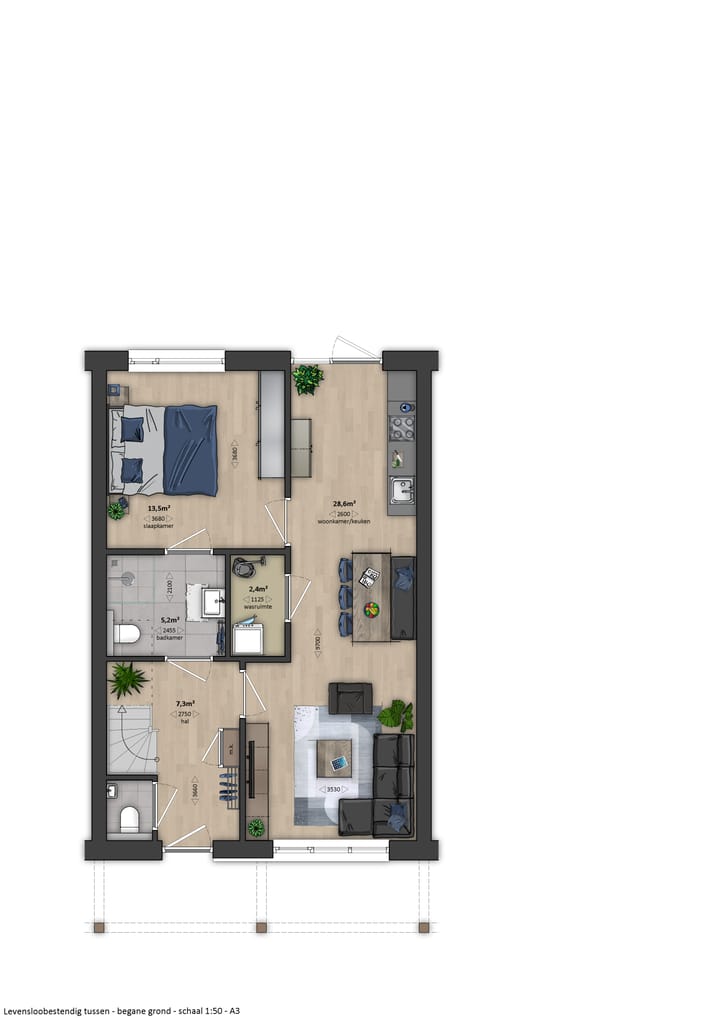 Foto 4 van Emeraldgroen - Tussenwoning (Bouwnr. 36)
