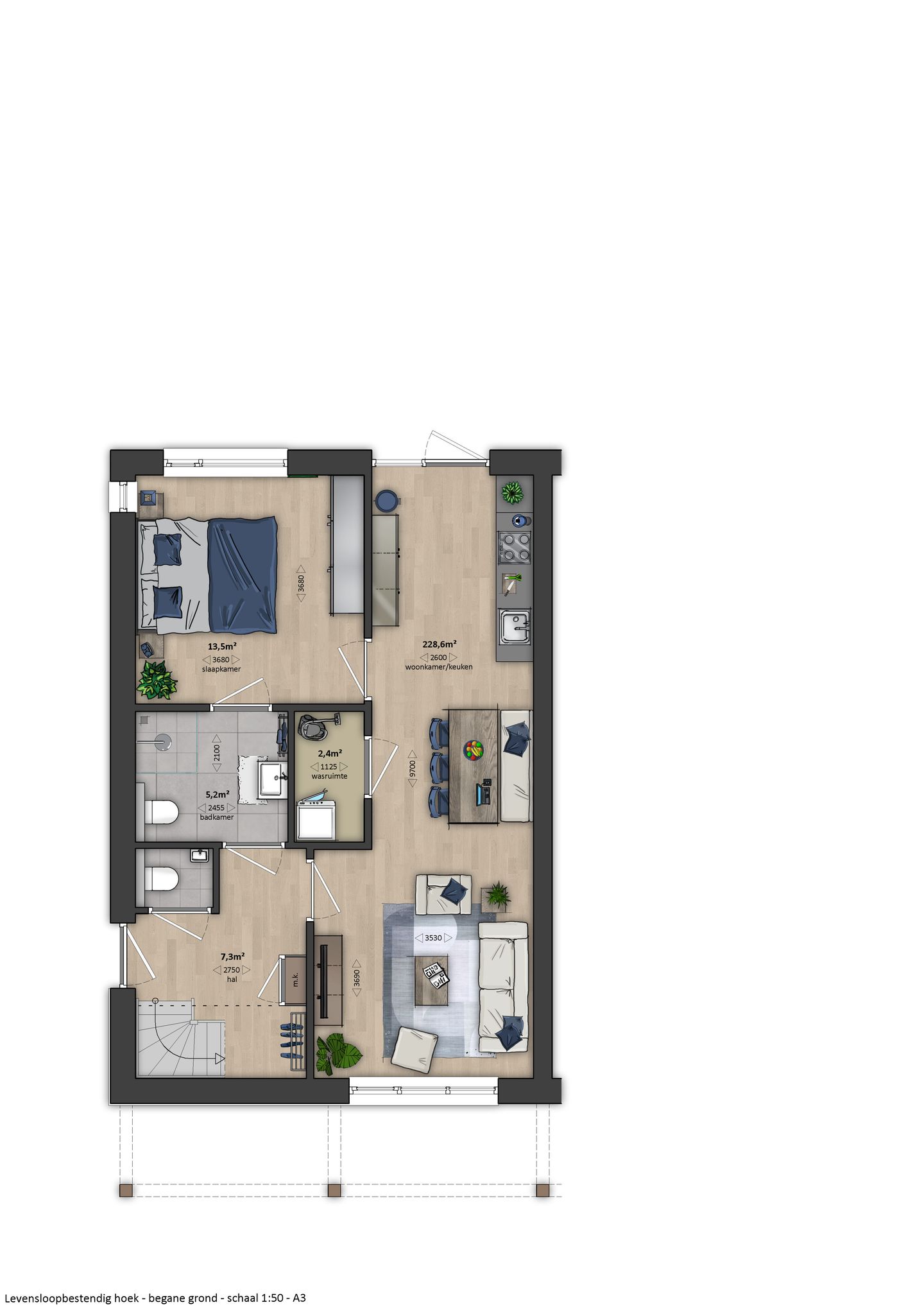 Photo 4 of Emeraldgroen - Hoekwoning special (Bouwnr. 29)