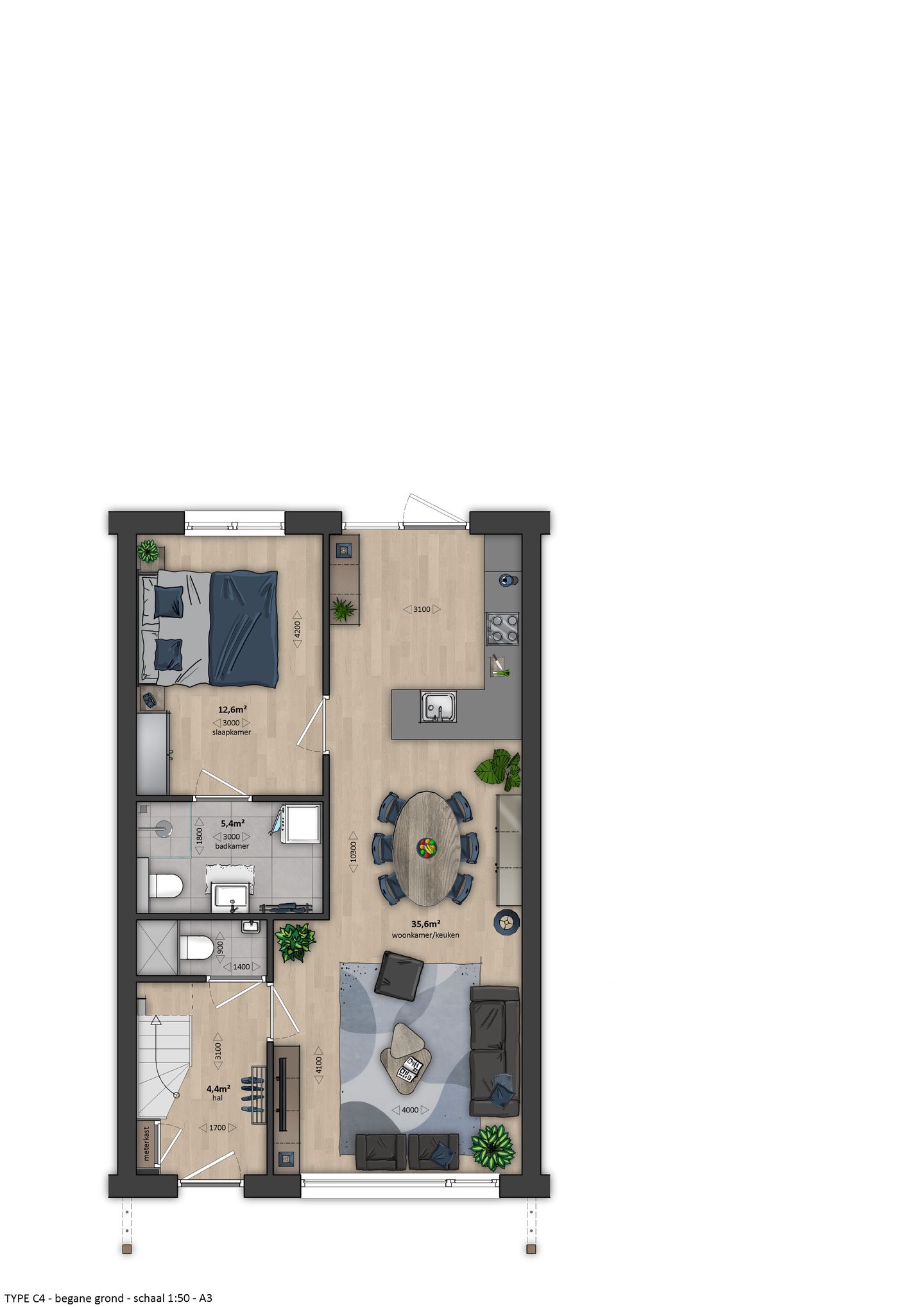 Foto 4 van Cipresgroen - tussenwoning levensloop (Bouwnr. 27)