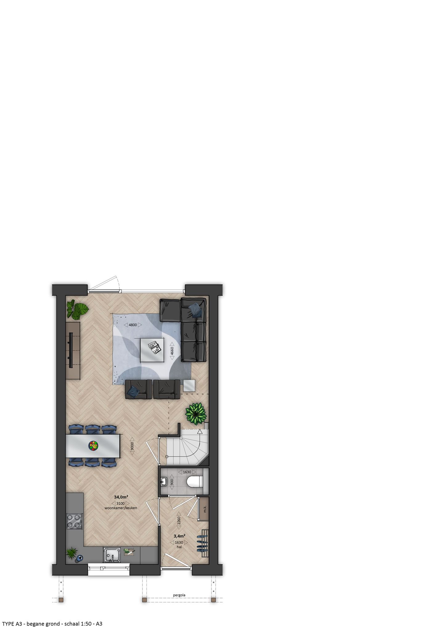 Foto 4 van Appelgroen - Tussenwoning (Bouwnr. 2)