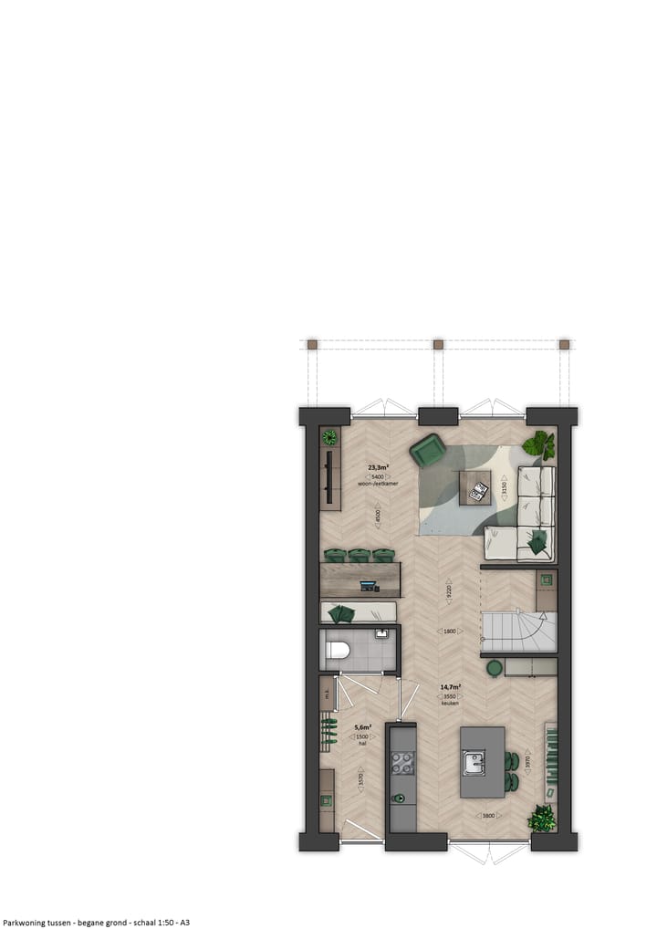 Foto 4 van Ficusgroen - Tussenwoning (Bouwnr. 42)